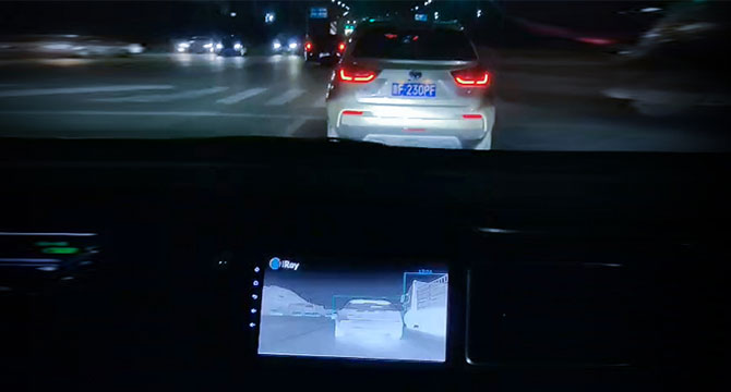 Macchina fotografica infrarossa automobilistica per visione notturna