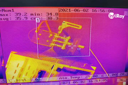 Misurazione della temperatura in tempo reale per garantire la qualità del cavo-applicazione di telecamere termiche nell'invasatura dei cavi