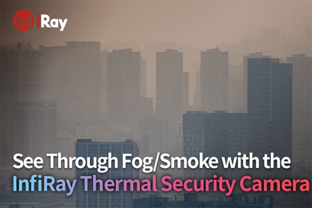 Vedere attraverso la nebbia/fumo con la telecamera di sicurezza termica invisay